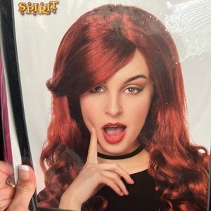 WIG FOR WOMEN RED COLOR